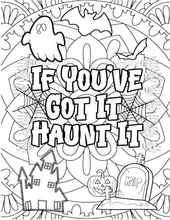 Halloween 2021 Coloring Pages Giveaway | Shadows Publishing